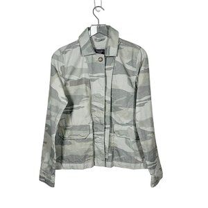 Abercrombie & Fitch | Camo Button Down Military Jacket